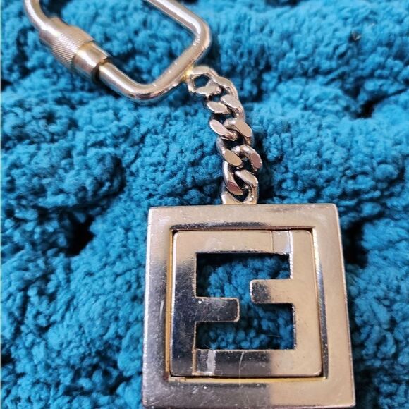 Authentic Fendi Silver Rare Key Fob - Picture 8 of 8